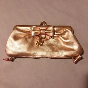 Gold Juicy Couture Clutch
